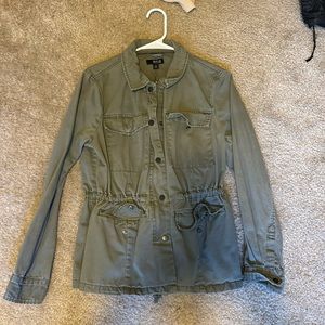 Cute army green cargo jacket